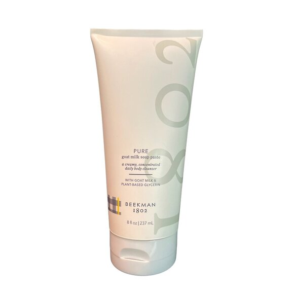 Beekman 1802 Pure Goat Milk Soap Paste Body Cleanser 8 oz Sensitive Skin - Picture 1 of 3